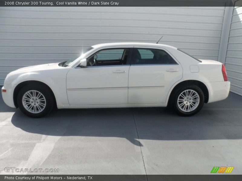 Cool Vanilla White / Dark Slate Gray 2008 Chrysler 300 Touring