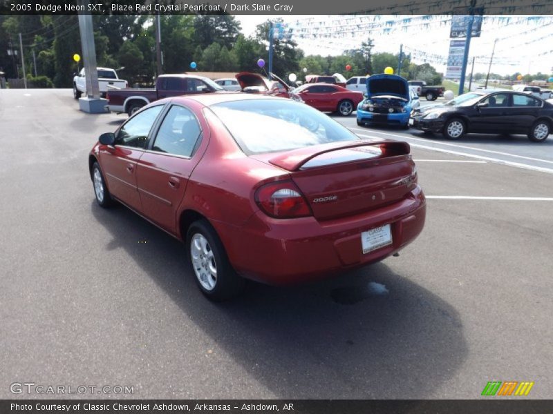 Blaze Red Crystal Pearlcoat / Dark Slate Gray 2005 Dodge Neon SXT