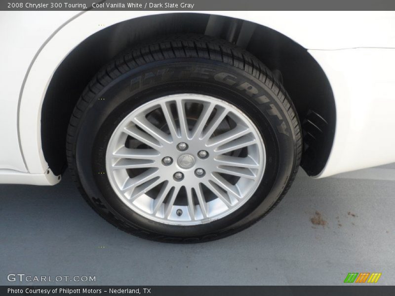 Cool Vanilla White / Dark Slate Gray 2008 Chrysler 300 Touring