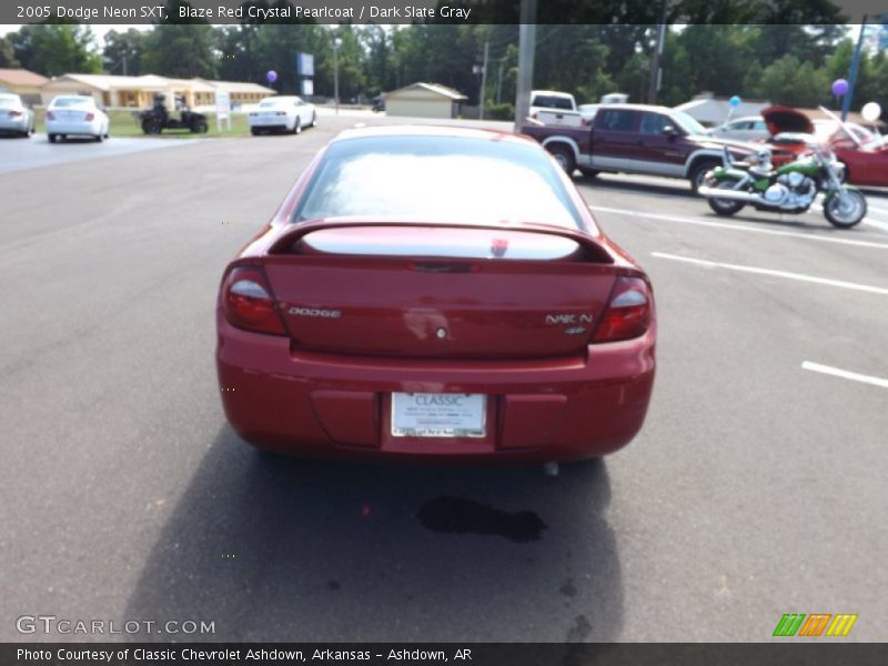 Blaze Red Crystal Pearlcoat / Dark Slate Gray 2005 Dodge Neon SXT