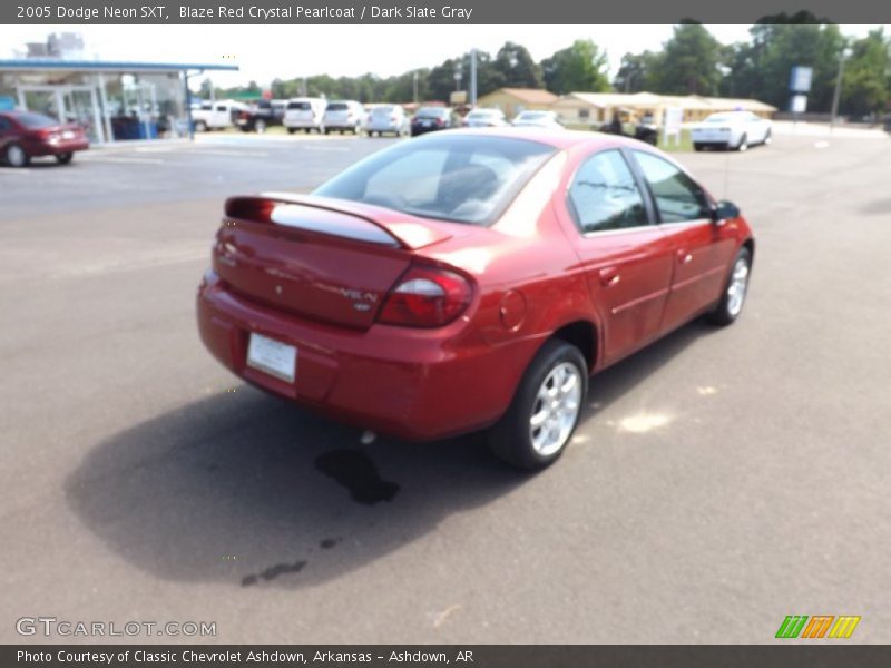 Blaze Red Crystal Pearlcoat / Dark Slate Gray 2005 Dodge Neon SXT