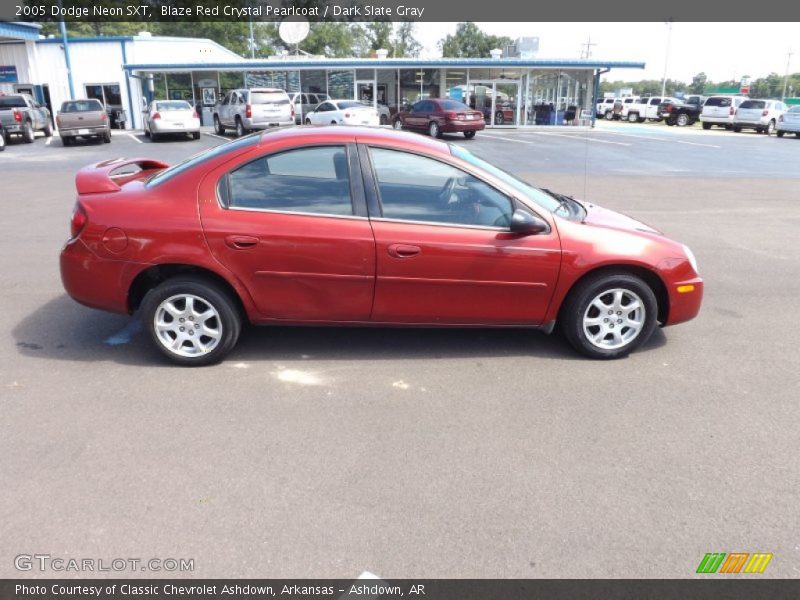 Blaze Red Crystal Pearlcoat / Dark Slate Gray 2005 Dodge Neon SXT