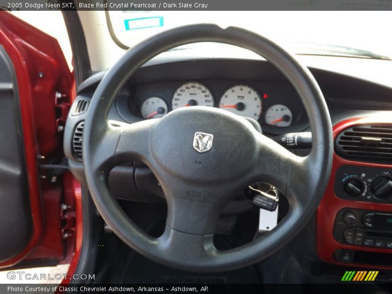 Blaze Red Crystal Pearlcoat / Dark Slate Gray 2005 Dodge Neon SXT