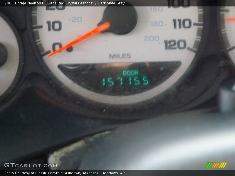 Blaze Red Crystal Pearlcoat / Dark Slate Gray 2005 Dodge Neon SXT
