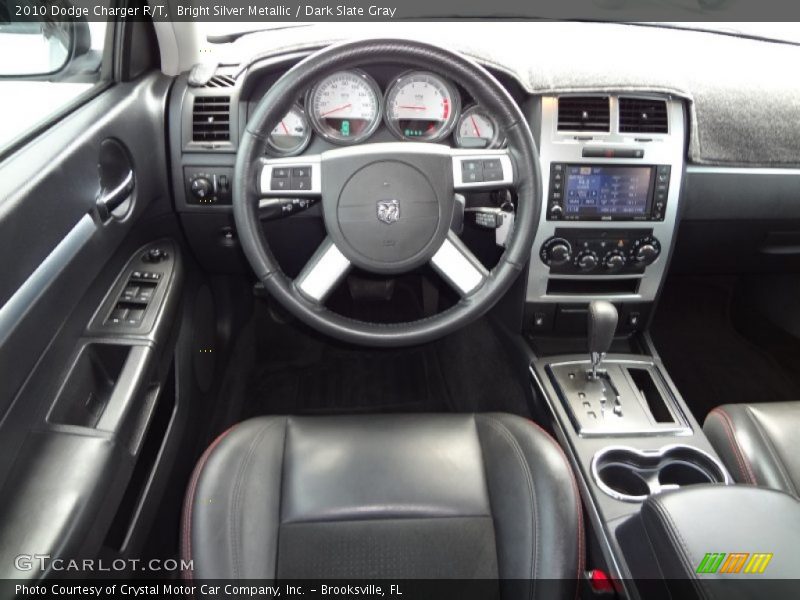 Bright Silver Metallic / Dark Slate Gray 2010 Dodge Charger R/T