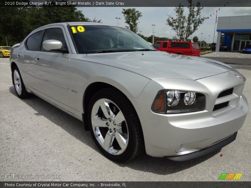 Bright Silver Metallic / Dark Slate Gray 2010 Dodge Charger R/T