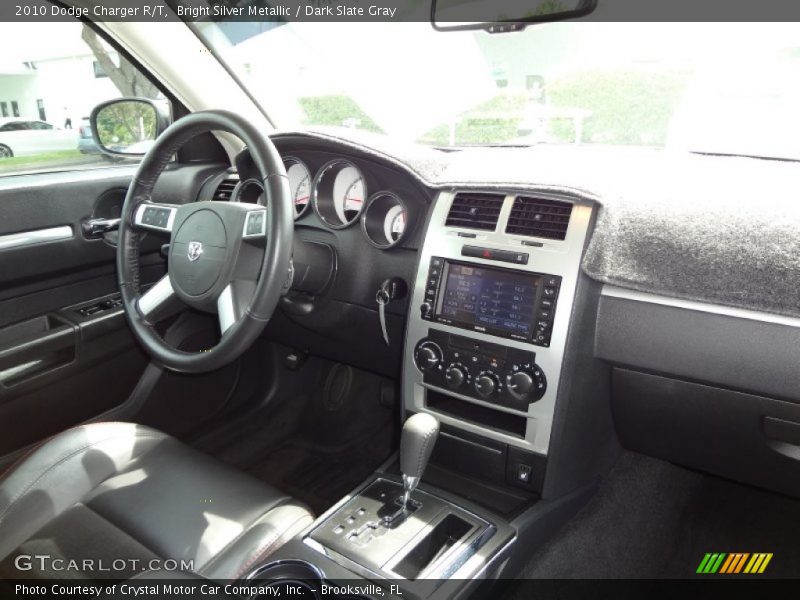 Bright Silver Metallic / Dark Slate Gray 2010 Dodge Charger R/T