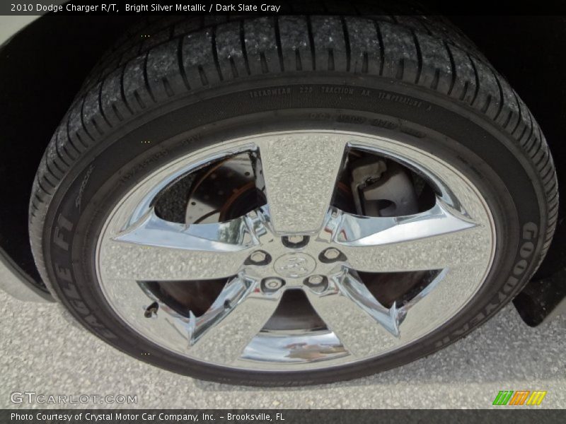 Bright Silver Metallic / Dark Slate Gray 2010 Dodge Charger R/T