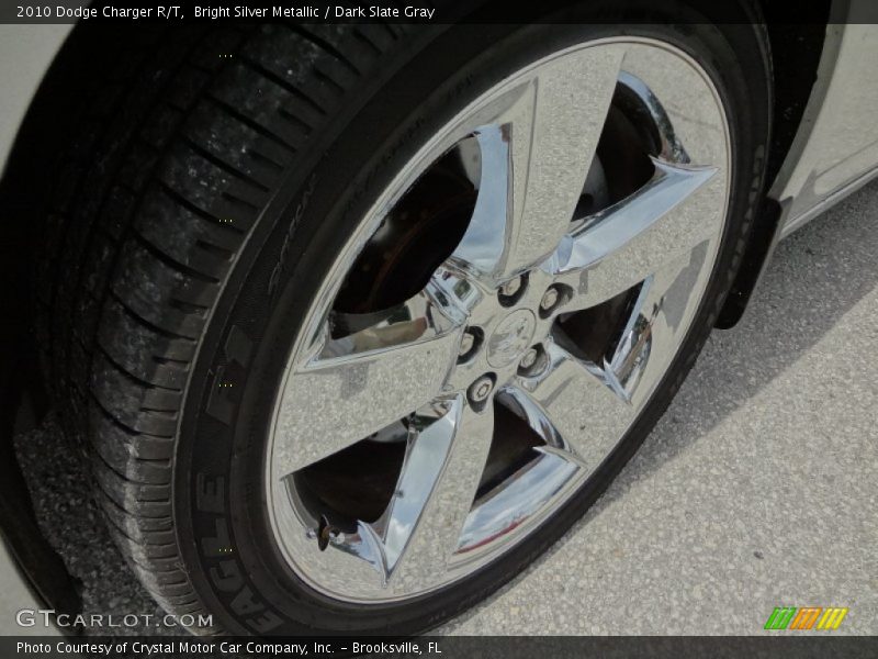 Bright Silver Metallic / Dark Slate Gray 2010 Dodge Charger R/T