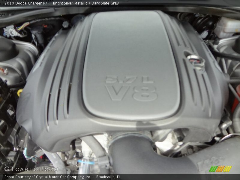 Bright Silver Metallic / Dark Slate Gray 2010 Dodge Charger R/T