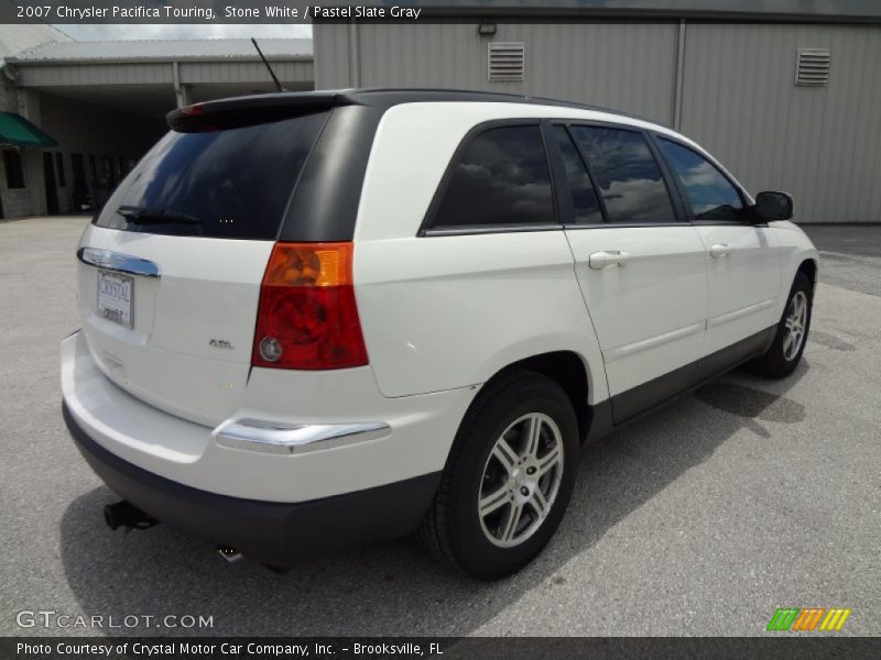Stone White / Pastel Slate Gray 2007 Chrysler Pacifica Touring