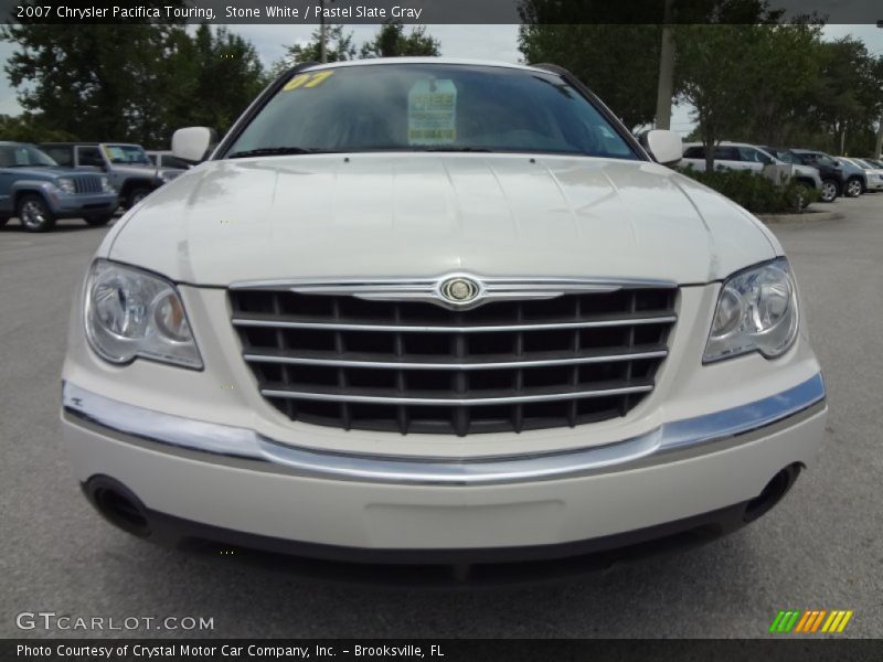 Stone White / Pastel Slate Gray 2007 Chrysler Pacifica Touring