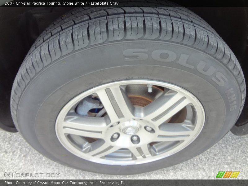 Stone White / Pastel Slate Gray 2007 Chrysler Pacifica Touring