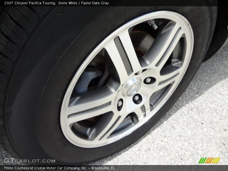 Stone White / Pastel Slate Gray 2007 Chrysler Pacifica Touring