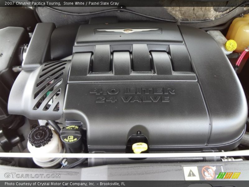 Stone White / Pastel Slate Gray 2007 Chrysler Pacifica Touring