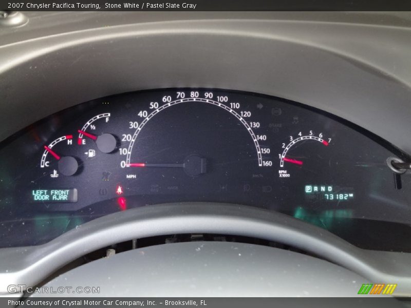 Stone White / Pastel Slate Gray 2007 Chrysler Pacifica Touring