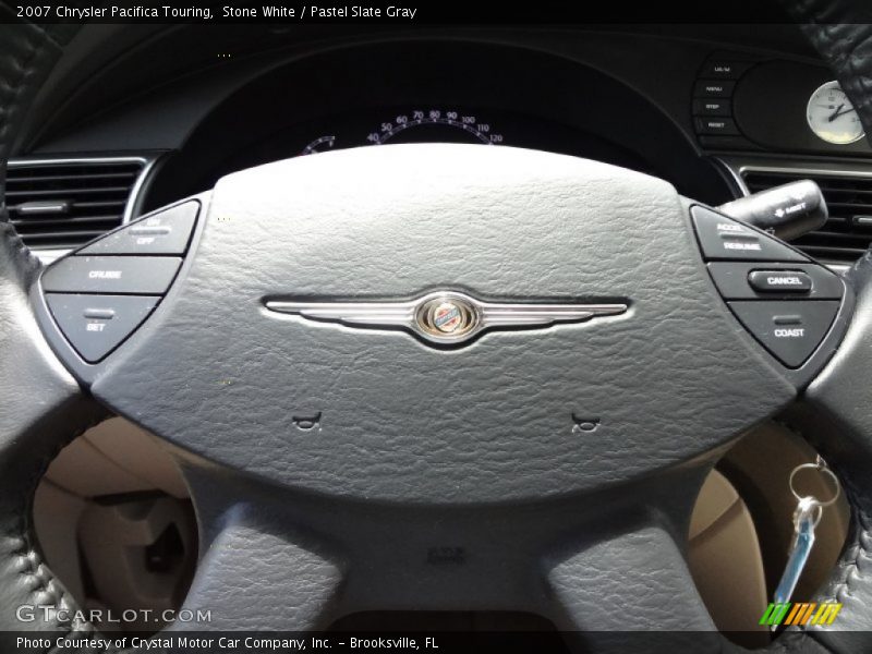 Stone White / Pastel Slate Gray 2007 Chrysler Pacifica Touring
