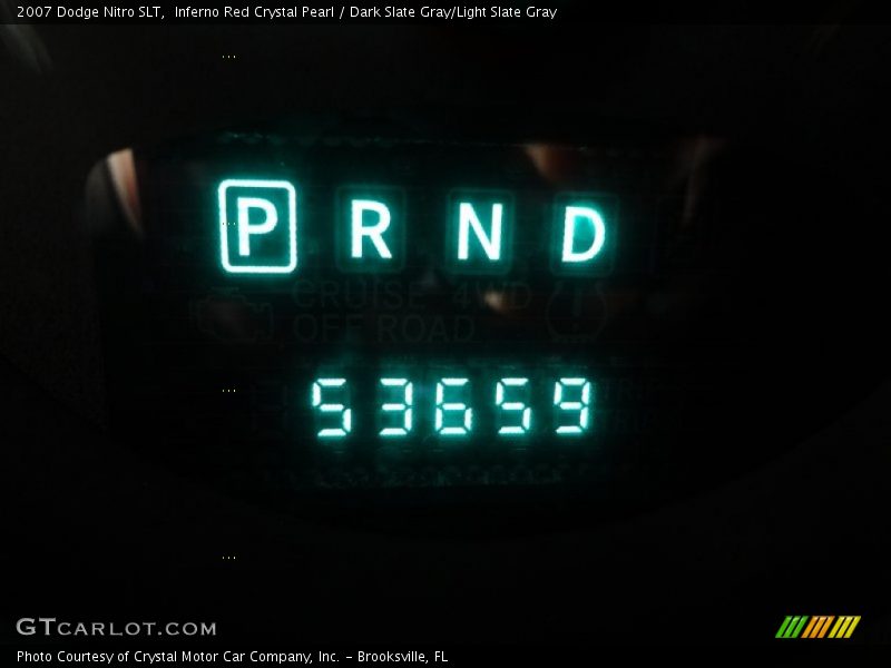 Inferno Red Crystal Pearl / Dark Slate Gray/Light Slate Gray 2007 Dodge Nitro SLT