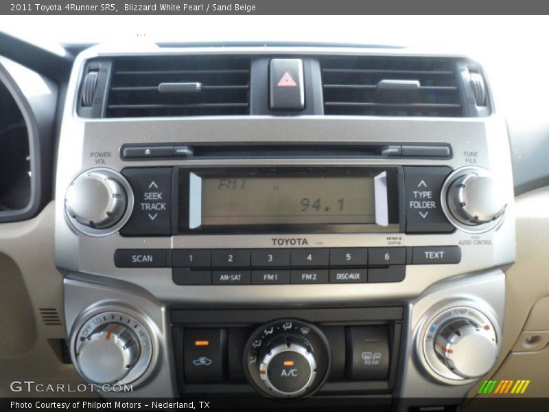 Blizzard White Pearl / Sand Beige 2011 Toyota 4Runner SR5