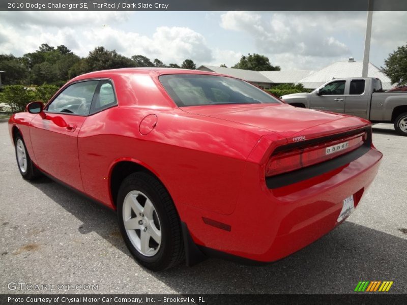 TorRed / Dark Slate Gray 2010 Dodge Challenger SE