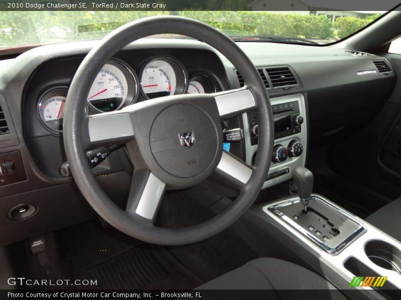 TorRed / Dark Slate Gray 2010 Dodge Challenger SE