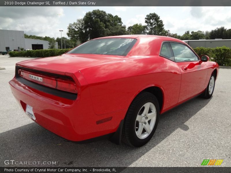 TorRed / Dark Slate Gray 2010 Dodge Challenger SE