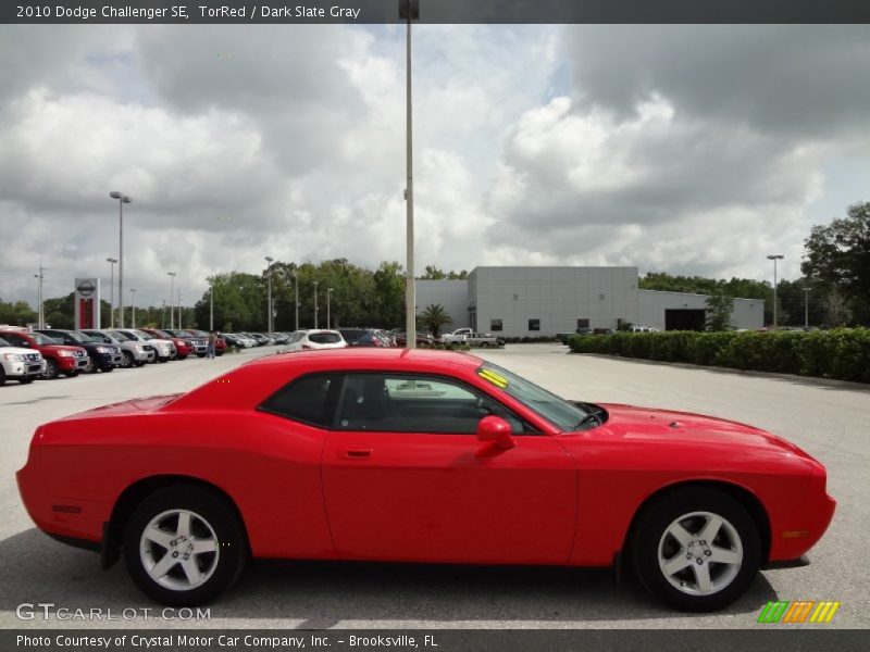 TorRed / Dark Slate Gray 2010 Dodge Challenger SE