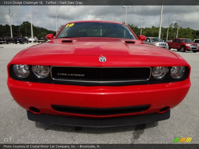 TorRed / Dark Slate Gray 2010 Dodge Challenger SE