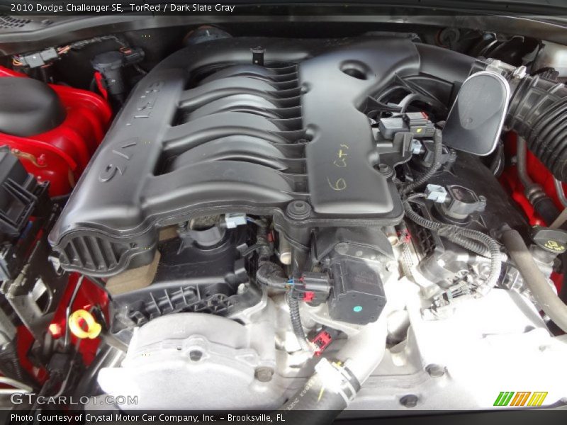 TorRed / Dark Slate Gray 2010 Dodge Challenger SE