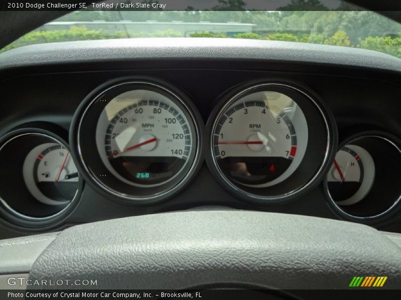 TorRed / Dark Slate Gray 2010 Dodge Challenger SE