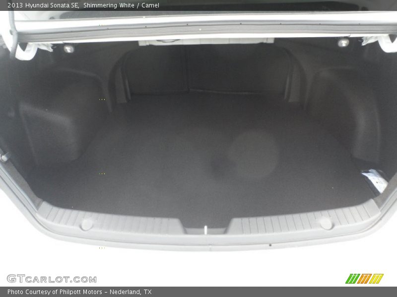 Shimmering White / Camel 2013 Hyundai Sonata SE