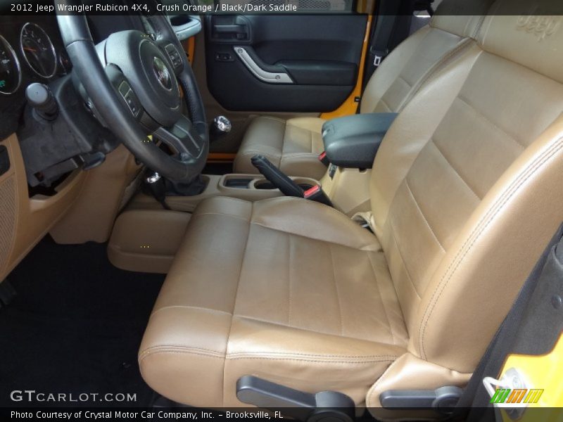 Crush Orange / Black/Dark Saddle 2012 Jeep Wrangler Rubicon 4X4
