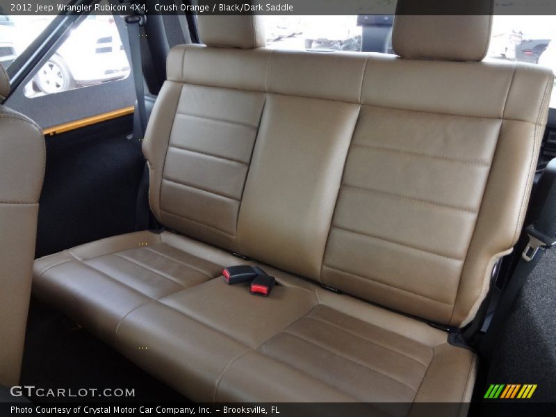 Crush Orange / Black/Dark Saddle 2012 Jeep Wrangler Rubicon 4X4