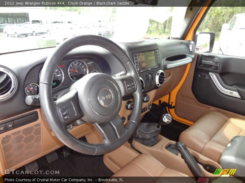Crush Orange / Black/Dark Saddle 2012 Jeep Wrangler Rubicon 4X4