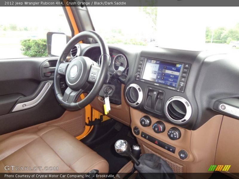 Crush Orange / Black/Dark Saddle 2012 Jeep Wrangler Rubicon 4X4