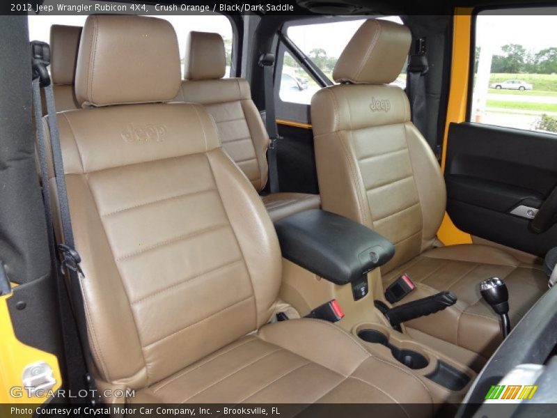 Crush Orange / Black/Dark Saddle 2012 Jeep Wrangler Rubicon 4X4