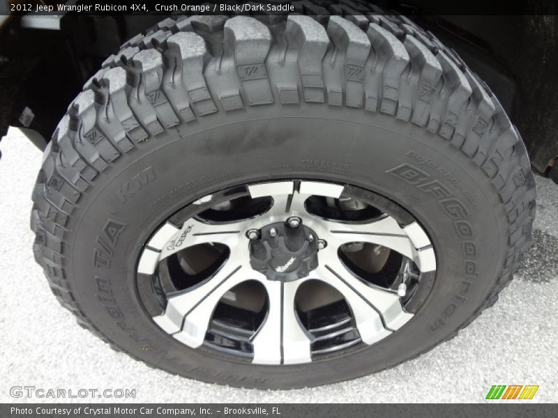 Crush Orange / Black/Dark Saddle 2012 Jeep Wrangler Rubicon 4X4