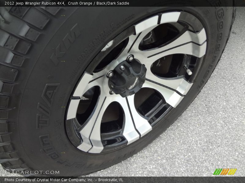 Crush Orange / Black/Dark Saddle 2012 Jeep Wrangler Rubicon 4X4