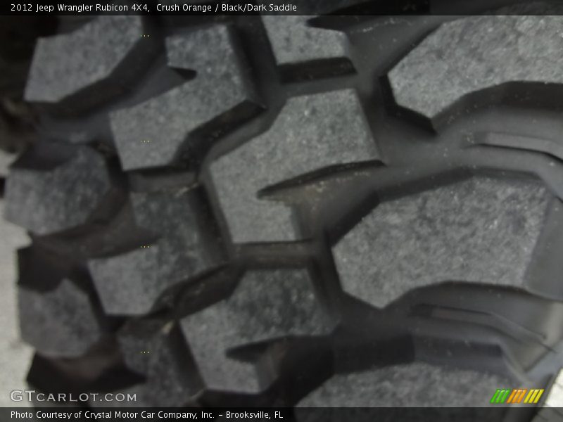 Crush Orange / Black/Dark Saddle 2012 Jeep Wrangler Rubicon 4X4