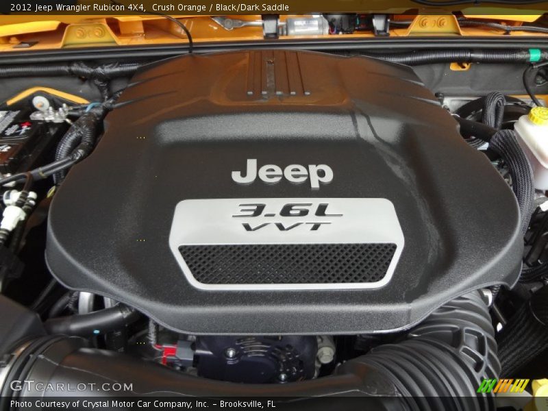 Crush Orange / Black/Dark Saddle 2012 Jeep Wrangler Rubicon 4X4