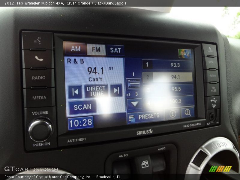 Crush Orange / Black/Dark Saddle 2012 Jeep Wrangler Rubicon 4X4