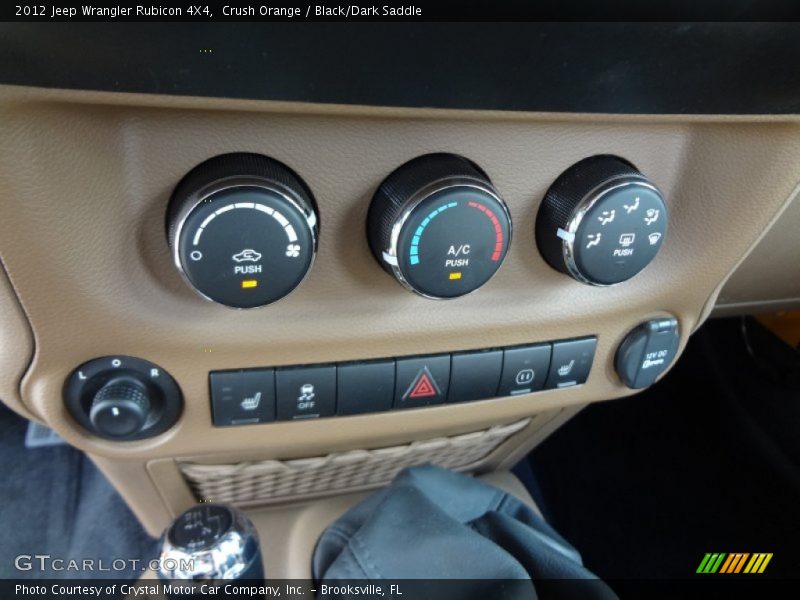 Crush Orange / Black/Dark Saddle 2012 Jeep Wrangler Rubicon 4X4