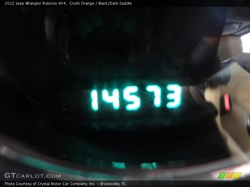Crush Orange / Black/Dark Saddle 2012 Jeep Wrangler Rubicon 4X4