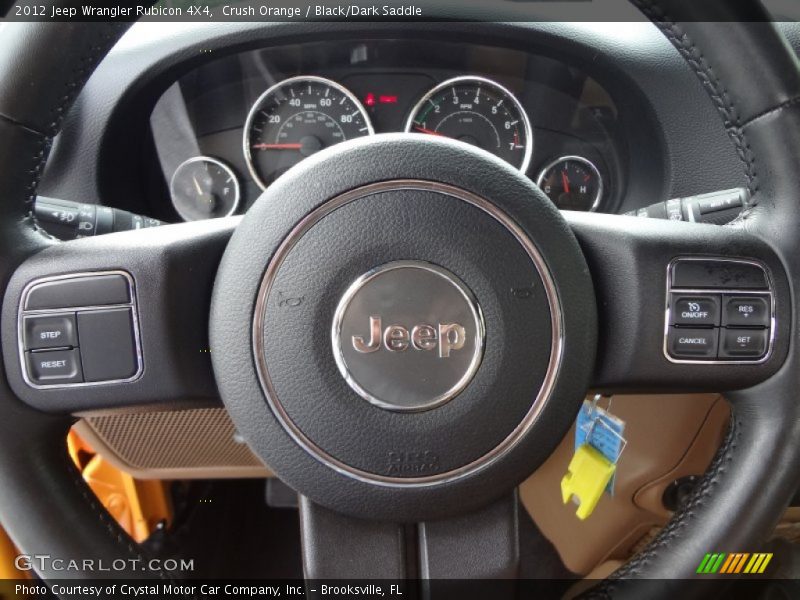 Crush Orange / Black/Dark Saddle 2012 Jeep Wrangler Rubicon 4X4