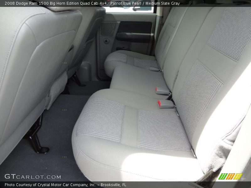 Patriot Blue Pearl / Medium Slate Gray 2008 Dodge Ram 1500 Big Horn Edition Quad Cab 4x4
