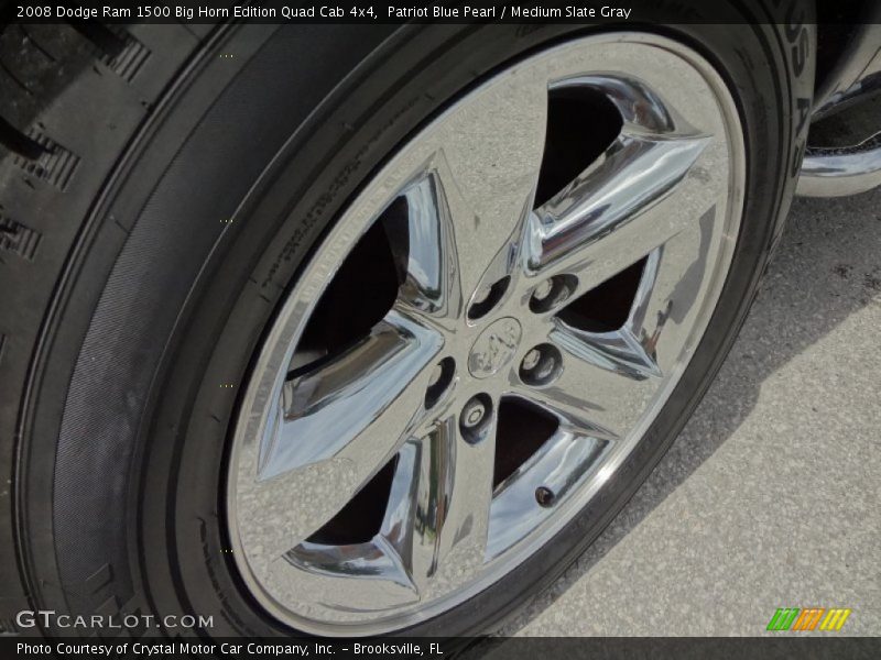 Patriot Blue Pearl / Medium Slate Gray 2008 Dodge Ram 1500 Big Horn Edition Quad Cab 4x4