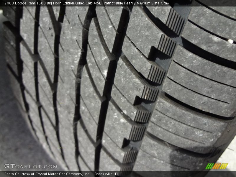 Patriot Blue Pearl / Medium Slate Gray 2008 Dodge Ram 1500 Big Horn Edition Quad Cab 4x4
