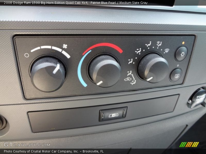 Patriot Blue Pearl / Medium Slate Gray 2008 Dodge Ram 1500 Big Horn Edition Quad Cab 4x4