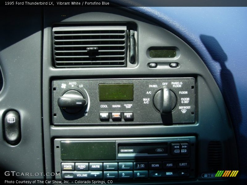 Vibrant White / Portofino Blue 1995 Ford Thunderbird LX