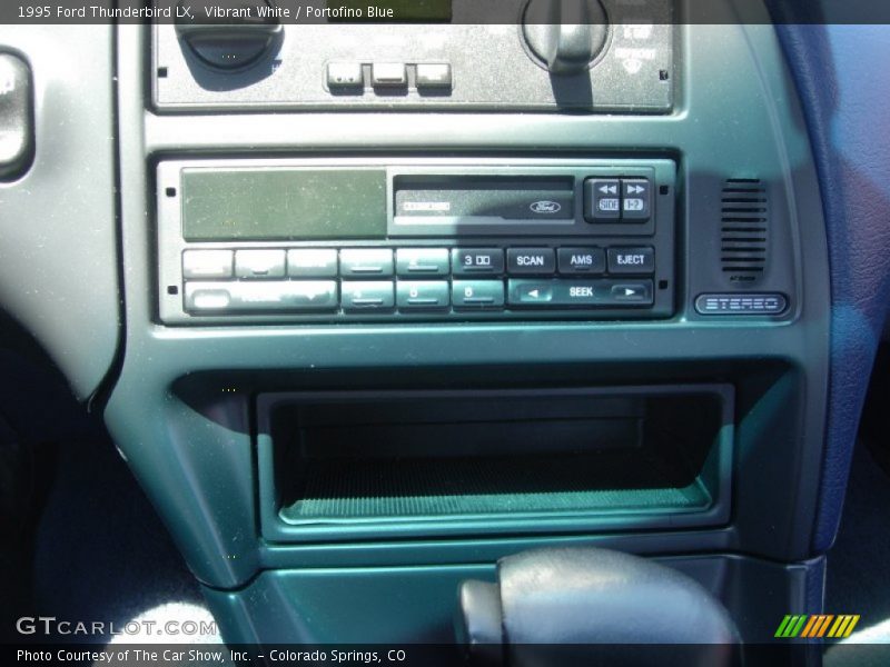 Vibrant White / Portofino Blue 1995 Ford Thunderbird LX